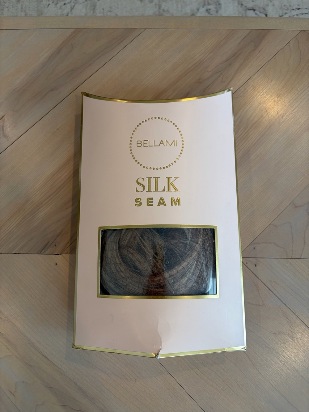 BELLAMI Silk Seam 22” 240g Clip-In Hair Extensions Vanilla Latte Highlight - Picture 4 of 5